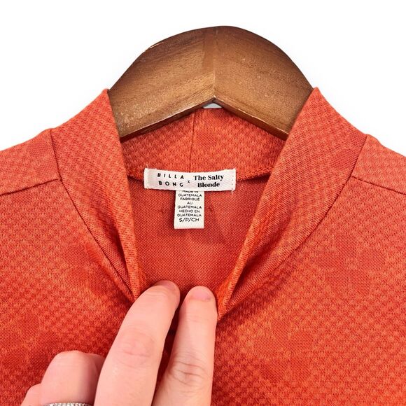 NWT Billabong x The Salty Blonde Size S Coconut Flowers Printed Mock Neck Dress - Picture 5 of 10